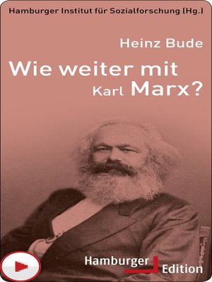 cover image of Wie weiter mit Karl Marx?